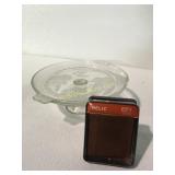 Relic wallet and cake plate