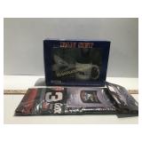 Fan Set Dale Jr Glasses Set And a NASCAR Hood Flag