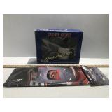 Fan Set Dale Jr Glasses Set And a NASCAR Hood Flag