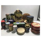 Large Assortment of Old Tins