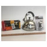 Mixed Lot Kwikset Lock, Tea Kettle