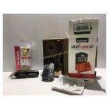 Keyed entry, flashlight & touchpad
