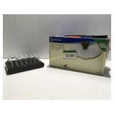 6 spot USB port & ceiling fan kit