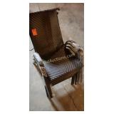 6 Hampton Bay Woven Chairs