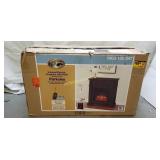 Hampton Bay Electric Fireplace and Mantel