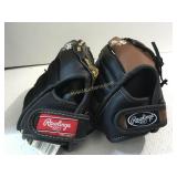 2 Rawlings Baseball Gloves
