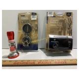 Lensatic Compass,  Dynamo Radio and a Sliding