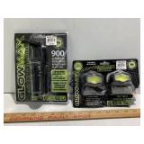 GlowMax Flashlight and a 2 Pack Headlamps
