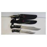 2 Humvee Bowie Knife Sets