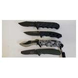 4 Folding Pocket Knives
