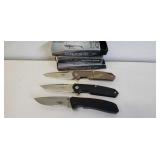 3 Uzi Folding Pocket Knives