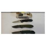3 Folding Pocket Knives