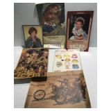 OLD Advertising and paper doll