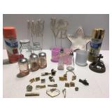 Cuff links, tie clips, S&P, paint & more