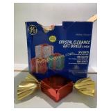 3 Pack  Crystal Elegance Gift Boxes / Christmas