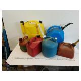 6 gas cans