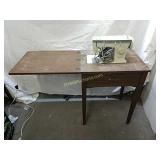 Singer sewing machine table