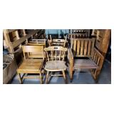 10 Assorted Wooden Chairs