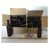 Amber Flip-Top Bottles