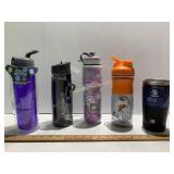 5 Assorted Water Bottles