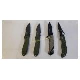 4 Folding Pocket Knives