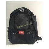 Rawlings baseball backpack with bat