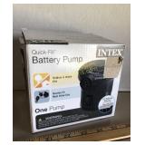 Quick fill battery pump