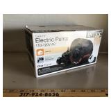 Quick fill electric pump