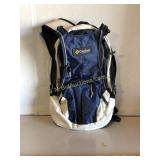 Outdoor products- blue and creame backpack