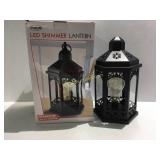 LED Shimmer lantern 1 broken panes