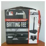 One position rubber batting tee