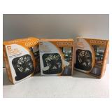 3 Battery operated portable fans