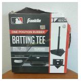 One position rubber batting tee