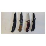 4 Folding Pocket Knives