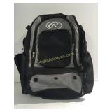Rawlings baseball backpack with bat