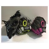 3 Baseball mitts Louisville slugger