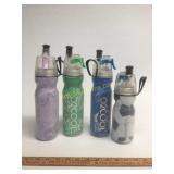 Lot of O2cool Sip n Mist Bottles