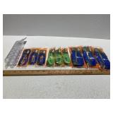 9 Assorted Sizes of South Bend Fishing Stringers