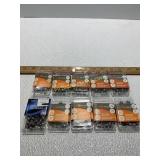 10 Packs of Size 1/8 OZ Unpainted Jig Heads