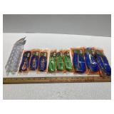 9 Assorted Sizes of South Bend Fishing Stringers