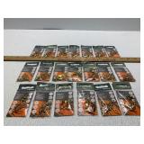 20 Packs Brass Snap Swivels Size 3