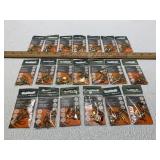 20 Packs Brass Snap Swivels Size 3