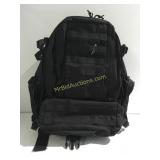 Black hiking backpack