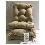 Four chair cushions new
