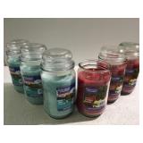 6 candles 3 sea breeze & 3 apples