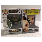 Two funko pop figurines