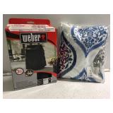 Weber grill cover and curtains 52x84