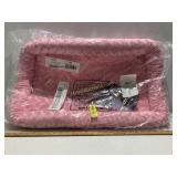 Quiet Time Pink Dog Bed