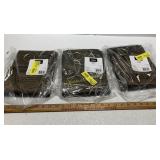 3 Eclipse Chocolate Curtain Panels / 42 X 63