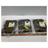 3 Eclipse Chocolate Curtain Panels / 42 X 63